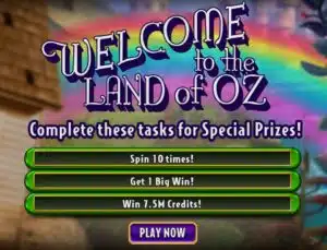 wizard of oz tasks